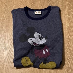 Disney Vintage Mickey Mouse Ringer Tee XL